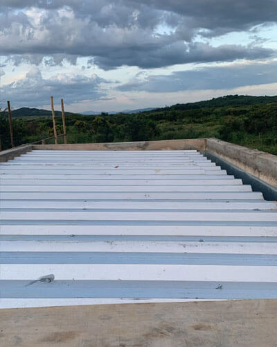 Projeto de telhado uma água