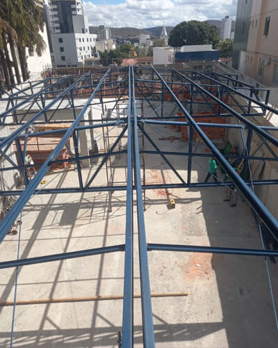 Projeto de galpão industrial